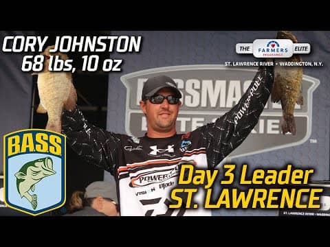 Cory Johnston leads Day 3 at St. Lawrence River (68 lbs, 10 oz)