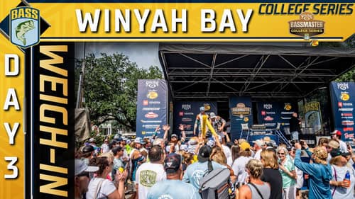 Weigh-in: Day 3 College Championship at Winyah Bay (Bassmaster College Series)