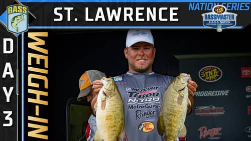 Weigh-in: Day 3 of B.A.S.S. Nation Northeast Regional at St. Lawrence River