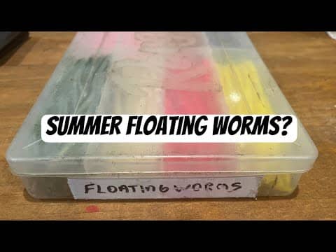 Catch Bass On Floating Worms In Summer With THIS Little Know Technique