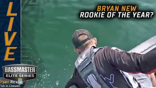 Bryan New trying to solidify the Bassmaster Rookie of the Year title