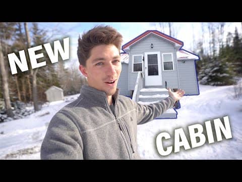 Why I Bought a Backwoods Cabin in Maine! (FULL CABIN TOUR)