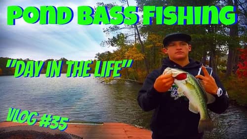 Day in the Life ~ Pond Bass Fishing Vlog #35