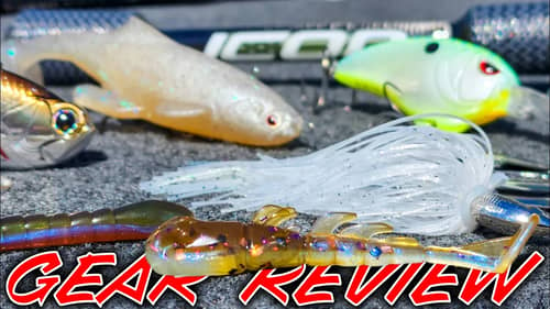 Gear Review! New Lures Bait Finesse Rods, Swimbaits, and Tackle For Bass Fishing!