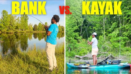 Bank VS Kayak Bass Fishing Challenge (Which Is Better?)