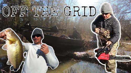 OFF THE GRID - Jumping a beaver dam to get into a hidden pond