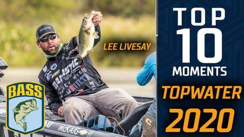 Bassmaster Top 10 Topwater Catches of 2020!