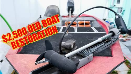 $2,500 Old Bass Boat Restoration Start to Finish