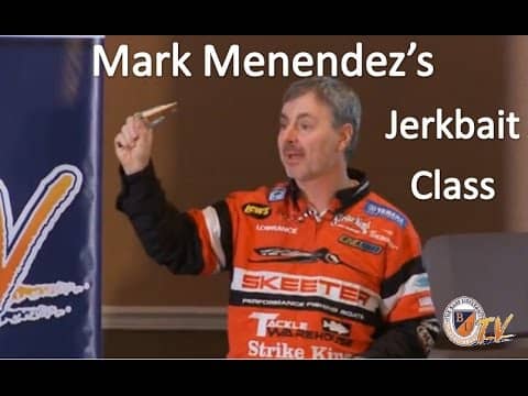 Jerkbait Fishing by Water Temperature with MARK MENENDEZ