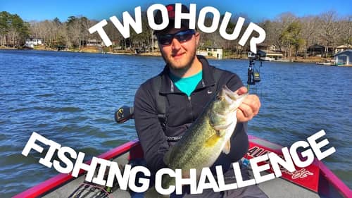 How to Fish - Two Hour Fishing Challenge on a Lake We've Never Fished