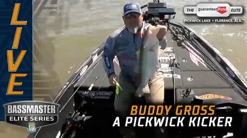Buddy Gross jumps into the lead with a 6-pound kicker at Pickwick