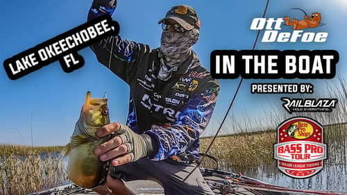 In the Boat at the Lake Okeechobee Bass Pro Tour