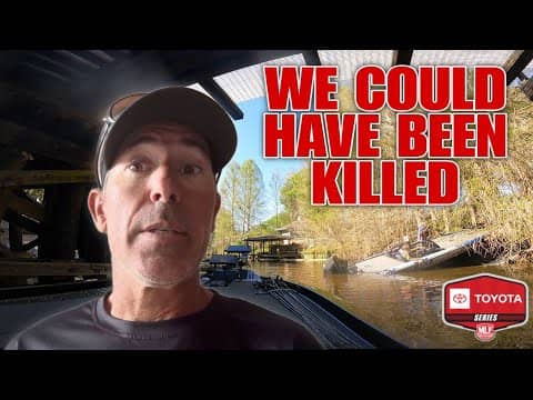 WE COULD HAVE BEEN KILLED! Apopka-Beauclair Canal Boat Accident at MLF Toyota Series Harris Chain