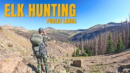 HIGHEST ALTITUDE I'VE EVER HIKED! Rocky Mountain Elk Hunting Public Land pt. 2