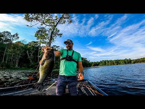 GIANT BASS Caught In the States WORST LAKE!!