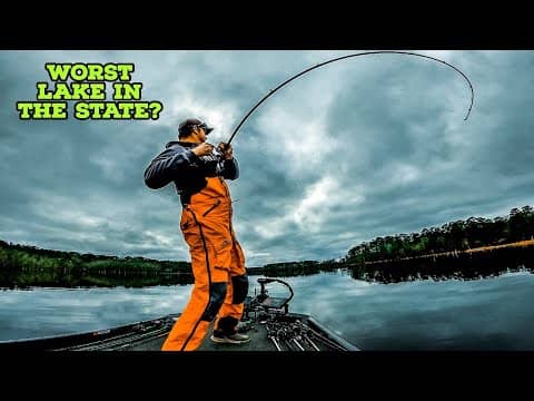 CHASING Bass in The States WORST Fishery!! || Could I Catch Em'?