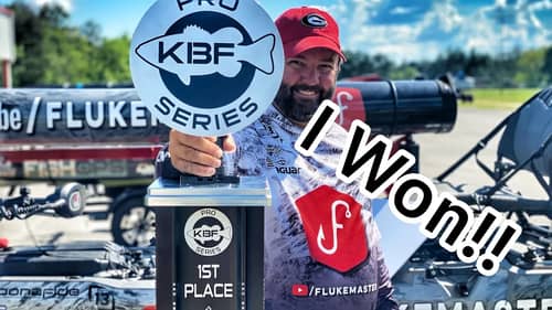 I won both tournaments - Kayak Bass Fishing Pro/Trail Tournament - Laurel River Lake, KY