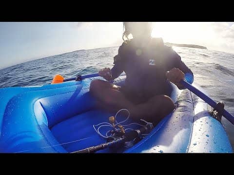 Fishing Jervis Bay in a $41 inflatable boat