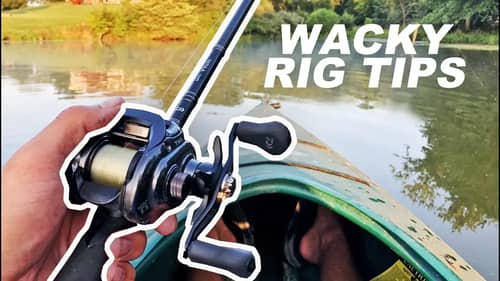 How To Use A WACKY RIG Senko For BIG BASS! (TIPS + Kayak Fishing)