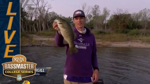 COLLEGE BRACKET: Easton Fothergill strikes first with a smallmouth
