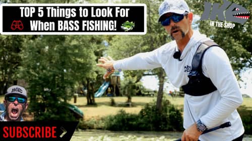 Top 5 Things to Look for When BASS FISHING!