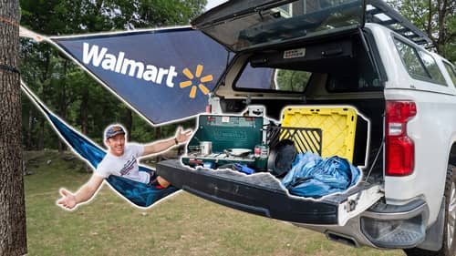 Everything You Need to Get Started Truck Camping! (Walmart Budget Set Up)
