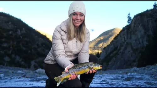 Wading The Rivers for BROWNS and RAINBOWS in Montana!