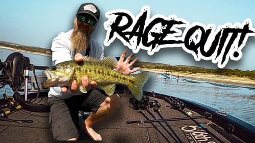 Kyle Makes Me RAGE QUIT!!!! Bass Fishing On A Party Lake In The Summer is LESS THAN IDEAL!