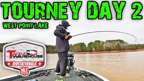 Fishing for $80,000 on West Point Lake for MLF PRO BASS TOURNAMENT