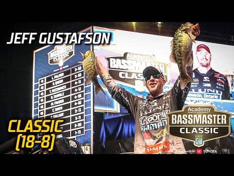 Jeff Gustafson leads Day 1 of 2023 Bassmaster Classic with 18 pounds, 8 ounces