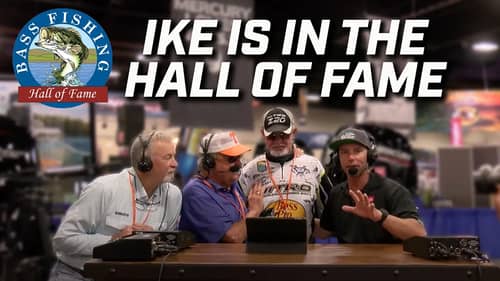 Mike Iaconelli finds out he's a Hall of Fame fisherman at the Bassmaster Classic