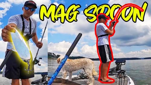 Catching MEGA BASS On The MAG SPOON!! (INSANE)