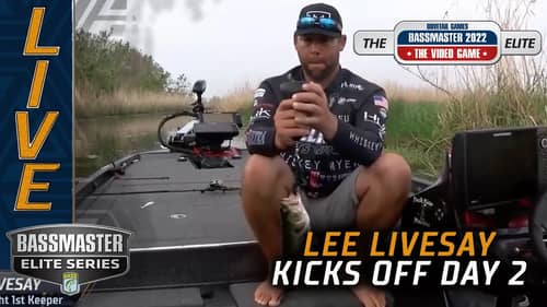 Lee Livesay starts Day 2 with a keeper on the Sabine