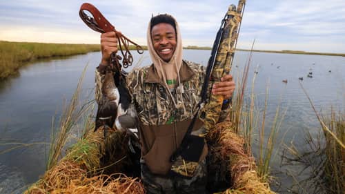 Duck Hunting In Louisiana Marsh 2022 (Catch Clean & Cook)