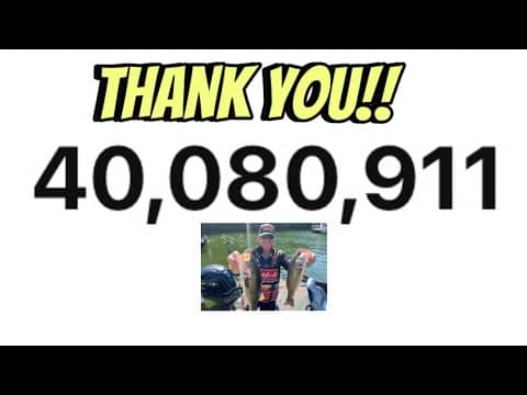 Intuitive Angling Hits 40 Million Views…Thank You Everyone!!!