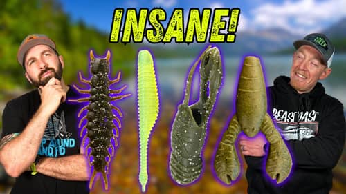 These NEW Finesse Fishing Plastics Are INSANE!  Great Lakes Finesse!