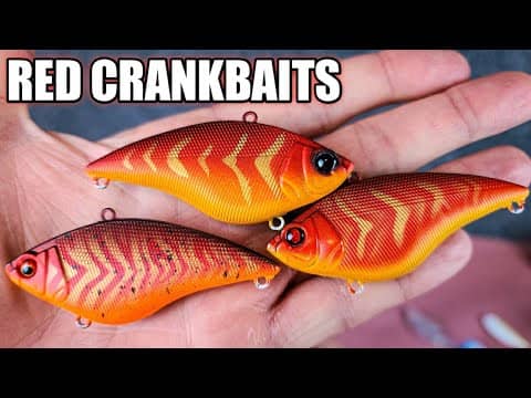 Painting the HOTTEST Crankbait Color for Spring (Red Lipless Crankbaits)
