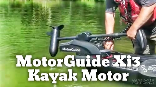 MotorGuide Xi3 Kayak Motor - Installation Video