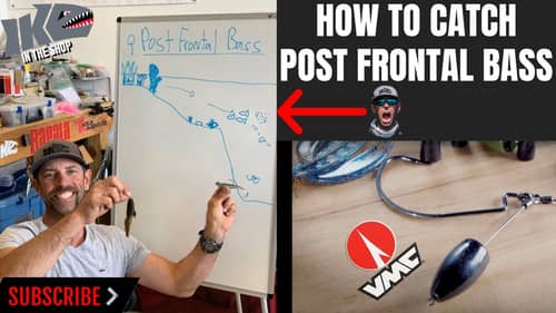 How to Catch Post Frontal Bass!