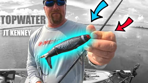 WHAT happened to his HAND?!?!  Topwater Fishing Lures that HURT! (JT Kenney)