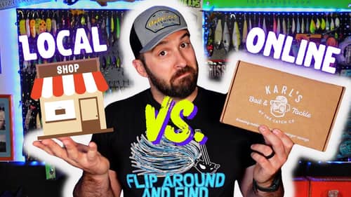 Local Tackle Shop VS Online Tackle Store | Unboxing!