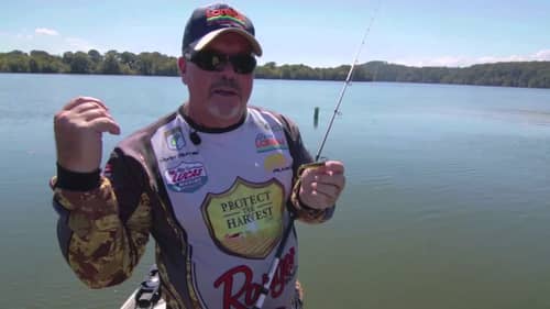 Swimming Finesse Baits with Drop Shot Rig for Bass