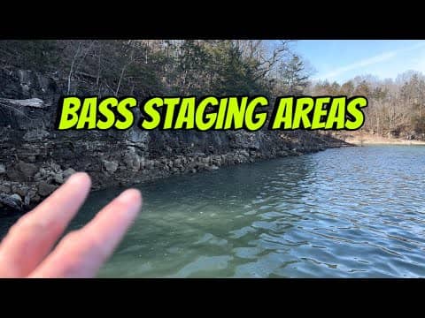 On The Water Vid!…Techniques And Strategies For Fishing Prespawn Staging Areas…
