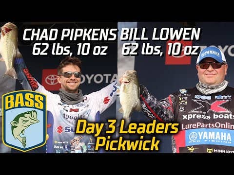 Lowen and Pipkens tied for Day 3 lead at Pickwick with 62 pounds, 10 ounces