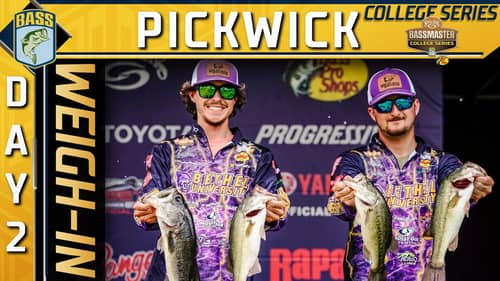 Weigh-in: Day 2 of 2023 Bassmaster College National Championship at Pickwick Lake