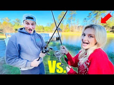Brother vs Sister Fishing Tournament For $1,000 (Did I Lose?)
