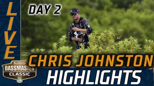Chris Johnston's rise into contention on Day 2 of Bassmaster Classic (Highlights)