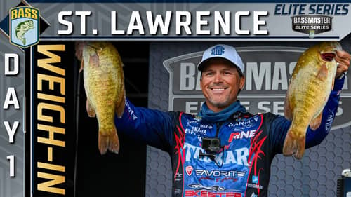 Weigh-in: Day 1 of Bassmaster Elite at the St. Lawrence River