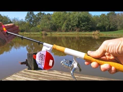 Fishing with a LIGHTER?!