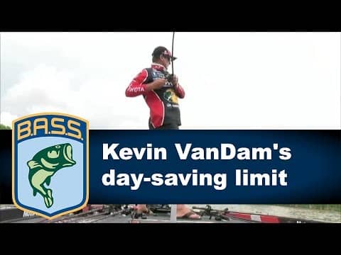 Kevin VanDam's day-saving limit on Day 2 at Dardanelle
